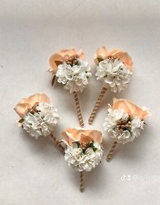 flower boutonniere lapel pin