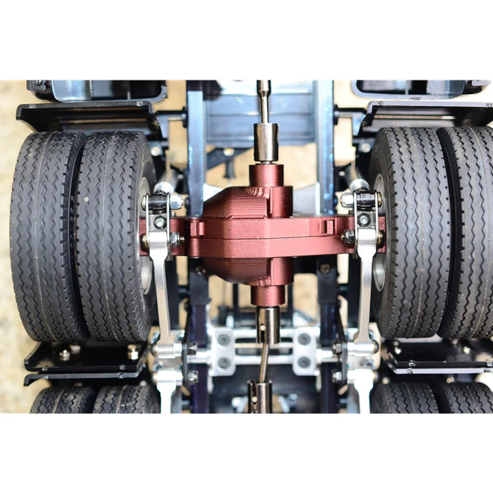 GPM Racing Aluminum Center Gear Box Silver for Tamiya 1/14 Truck - Image 4 of 4