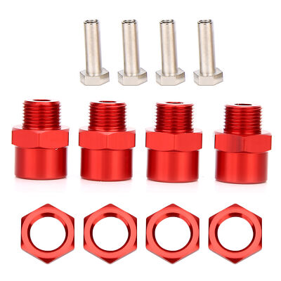 (rot) RC Hex Conversion Adapter RC Auto 12mm Auf 17mm Rad Hex Conversion VNB