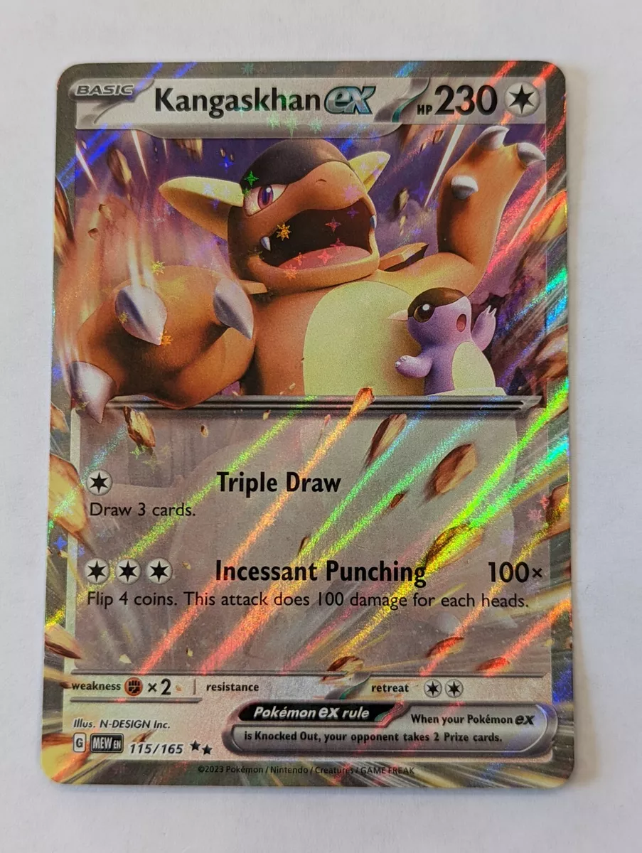 Kangaskhan EX 115/165 Pokemon 151 Special set