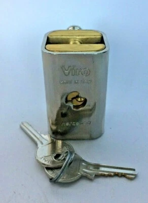 LUCCHETTO CORAZZATO VIRO ART. 4228 PER CATENE DIAM 5 - 8 MM