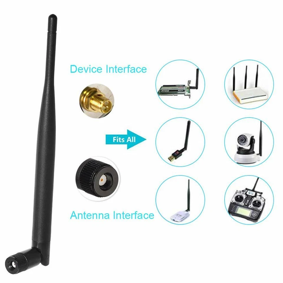 2pcs Dual 2.4GHz 5GHz WiFi Antenna For WiFi Router Extender Gateway USB Adapter - Image 2 of 4
