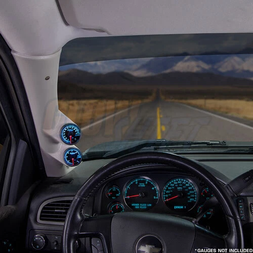 GlowShift Bronceado Doble Calibre 52mm Pilar Pod con Orificio de Altavoz para 07-13 GMC Sierra Foto 2 de 4