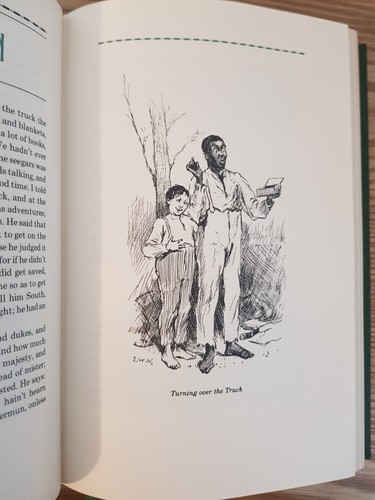 1982 THE ADVENTURES OF HUCKLEBERRY FINN BY MARK TWAIN NOVEL FRANKLIN LIBRARY @ - Picture 7 of 24