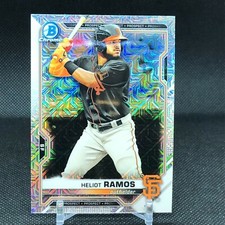 2021 Bowman Chrome Mega Box Heliot Ramos Mojo Refractor San Francisco Giants