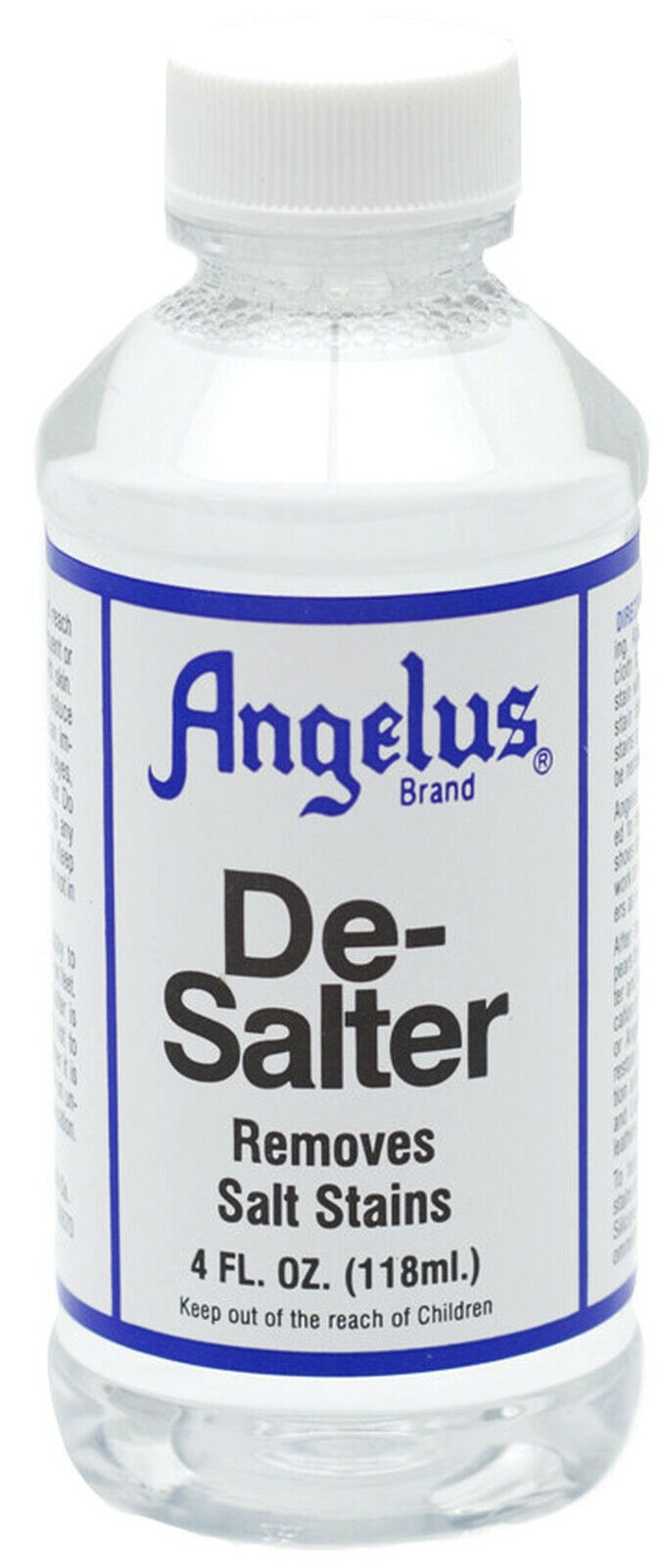 DE-SALTER Water & Stain Remover REMOVE SALT RESIDUE Shoe Boot Leather ANGELUS