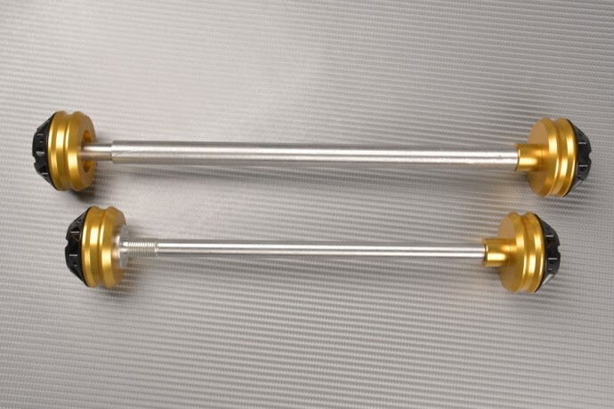 Slider de fourche R6 doré anti-choc pour sécuriser le bras oscillant Yamaha