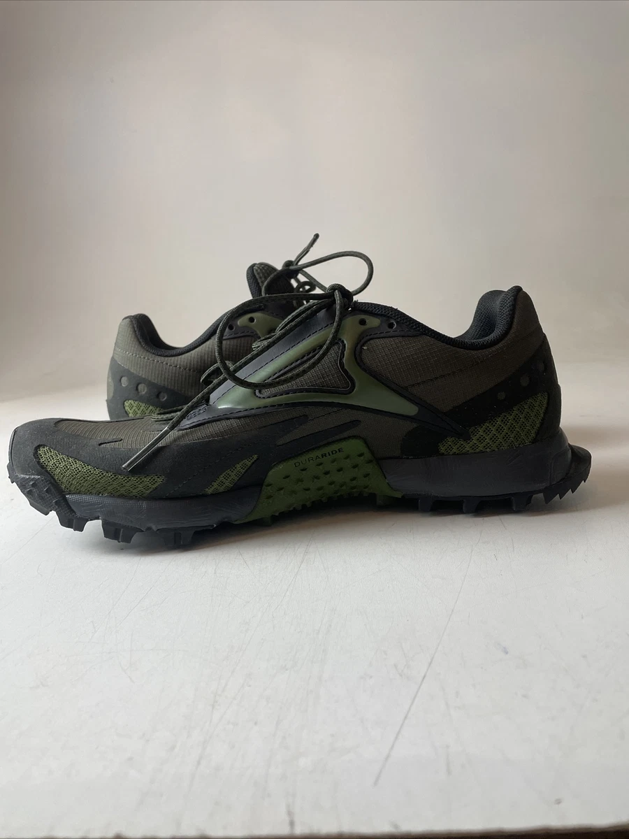 REEBOK Drain Craze 2 Terrain Running Shoes Green Black FU8344 Men&#039;s Sz 7