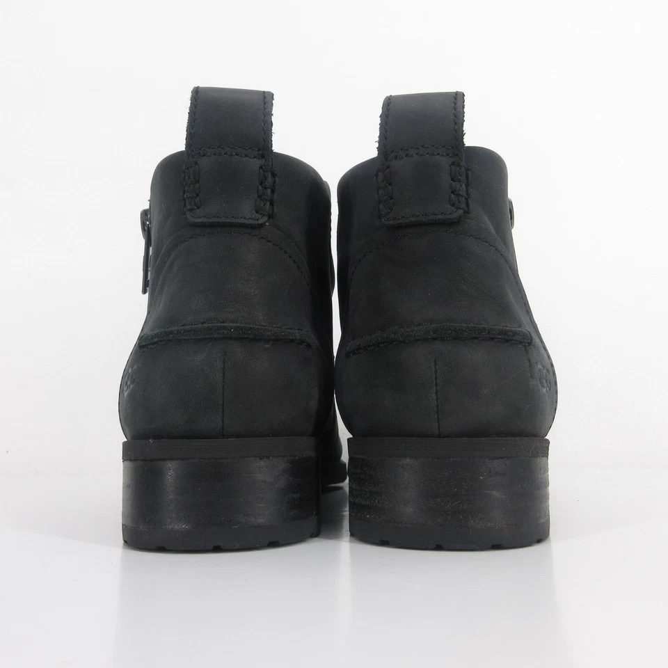 UGG Aureo II Botín Mujer Talla 9 Gris Carbón Gamuza Botín Cremallera Impermeable Foto 3 de 4