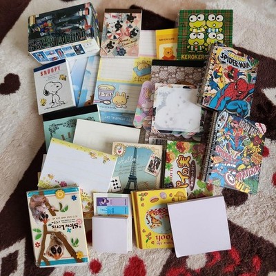 character memo pad set #34b063