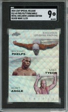 2024 LEAF SR ELE-66 PHELPS/TYSON/ANGLE LEGENDS ED SILVER WAVE 11/25 SGC9 A308