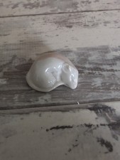 Rare Wade Sleeping Mouse White Whimsey Collectable Figurine