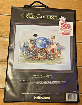 Dimensions Gold Coll Counted Cross Stitch Kit ''Universal Unity'' #3822 New FreeSH