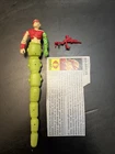 Gi Joe 3.75 Action Figure Loose Golobulus 1987 Complete W/File Card L6