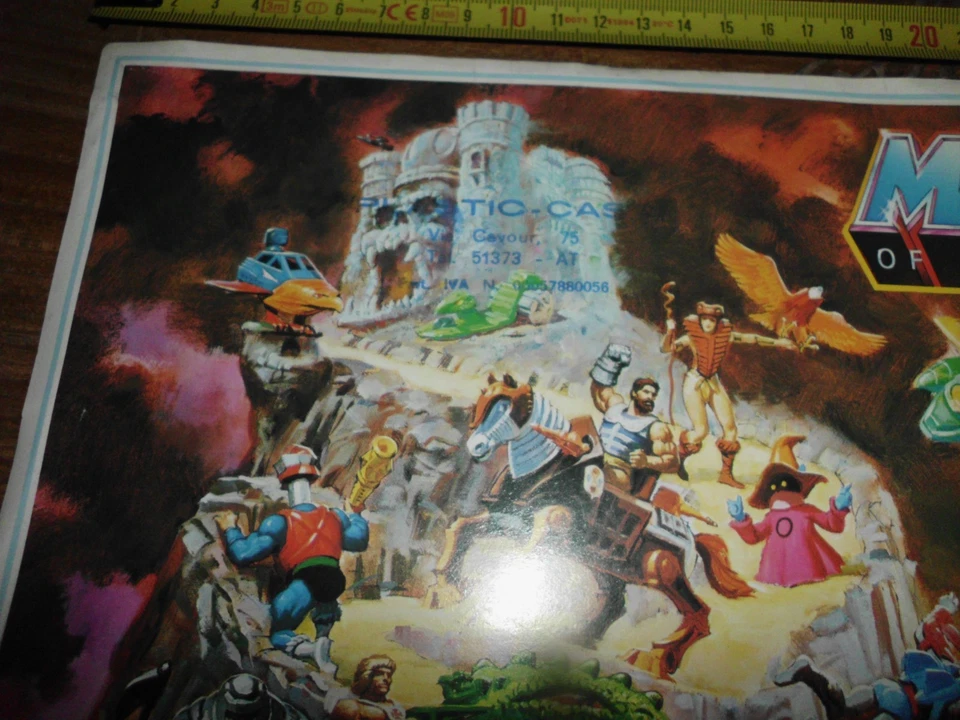 MOTU MASTERS OF THE UNIVERSE POSTER CATALOGO MATTEL 1984 ITALIANO - Immagine 2 di 4