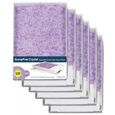 PetSafe ScoopFree Disposable Crystal Litter Tray, Lavender Scented Refill W/ Le