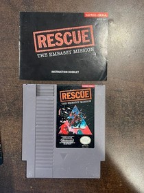 Rescue the Embassy Mission Nintendo NES Complete CIB.