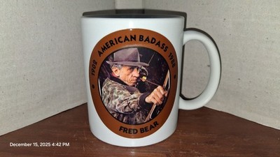 Fred Bear American Badass Ceramic Collectible Mug Celebrity Theme
