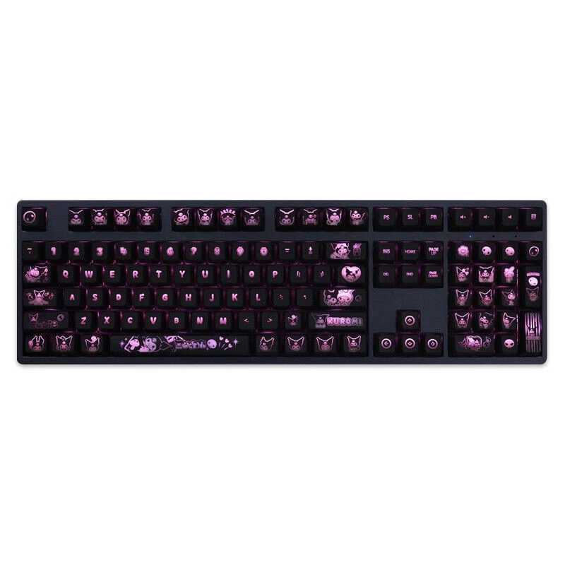 104keys Kuromi PBT Mechanical keyboard keycaps For Cherry MX High Keycaps Boxed - Image 2 of 4