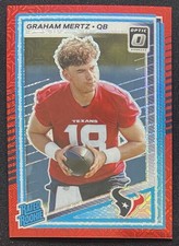 Graham Mertz 2025 Optic Rated Rookie Red Mojo #259 Houston Texans RC Florida