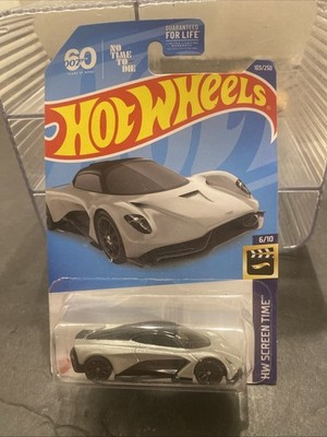 Hot Wheels Silver Aston Martin Valhalla Concept James Bond!  A9