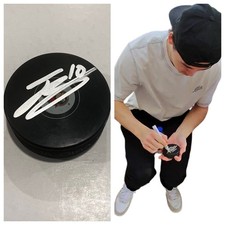 JORDAN SPENCE SIGNED OTTAWA SENATORS HOCKEY PUCK W/ CASE COA