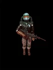 Steel Brigade Night Force Custom 1987 Vintage Style GI Joe Black Major wFilecard
