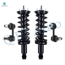 Set 4 Front Sway Bar Link-Quick Complete Strut For 2009-2012 Suzuki Equator 4WD