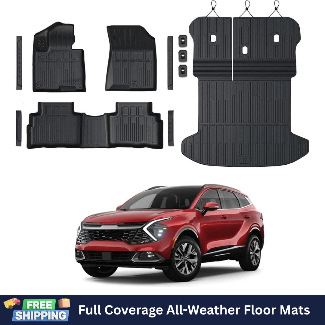 Floor Mats & Cargo Liner for 2023–2026 Kia Sportage Full Coverage Set