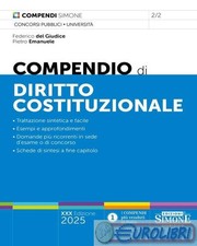 9788891442529 Pietro Emanuele Compendio di diritto costituzionale. Nuova ediz. E