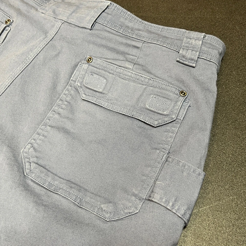 Duluth Trading Flex Fire Hose Relaxed Fit Blue Cargo Pants Mens Sz 38x30 Utility - Image 3 of 4