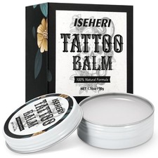 ISEHERI Tattoo Balm: Enhances  Hydrates New/Old Tattoos, Natural, Petroleum-Fre