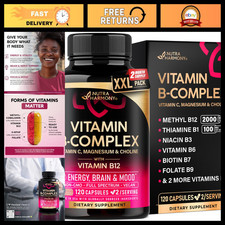 Vitamin B Complex Supplement - Full B-Complex...