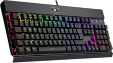 EagleTec KG010 Pro Mechanical Keyboard RGB LED Backlit Gaming Keyboard Wired