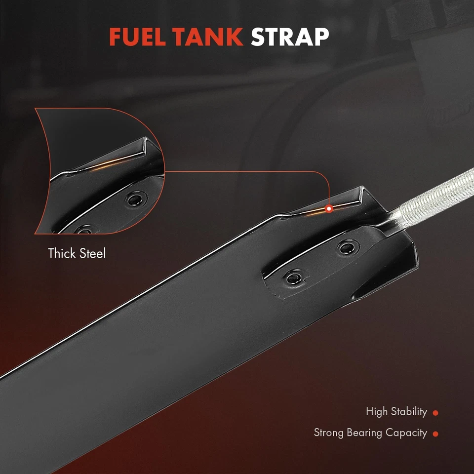 Correa de tanque de combustible 2 piezas para Dodge D100 D150 D250 D350 W100 W150 1988-1993 3733835 Foto 3 de 4