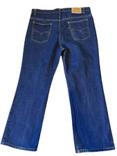 Vintage Levi’s 517 Orange Tab Jeans W40 L29 Dark Wash Bootcut Made in USA