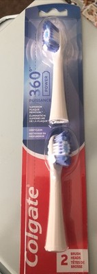 Colgate 360 Sonic Floss Tip Soft  Deep Clean Toothbrush Replacement Brush Heads