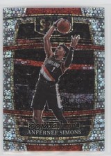 2021-22 Panini Select Concourse Disco Prizm Anfernee Simons #29 0y59