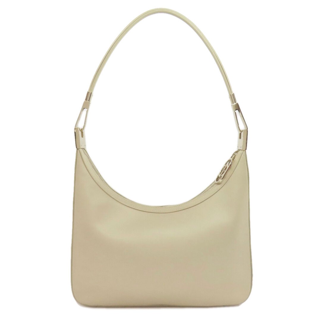 GUCCI Women's Leather One Shoulder Bag Ivory Used Shoulder Bag, 15x26.5cm thumbnail 3