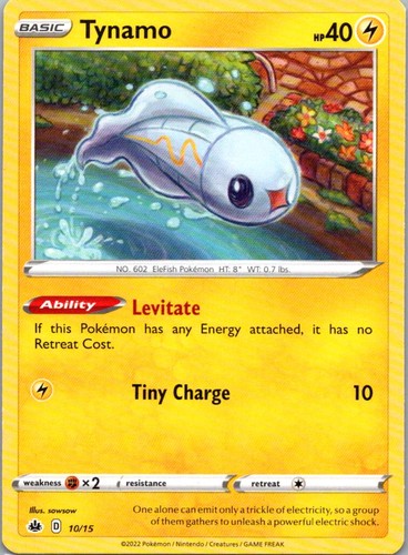 Pokemon TCG Tynamo 10/15 McDonalds Collection 2022 LP