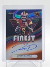 JAYDEN DANIELS 2025 TOPPS FINEST ORANGE REFRACTOR AUTO 25/25 #FA-JD Q6633