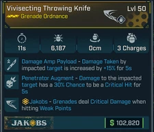 Borderlands 4 • MODDED • Penetrator Knife Lifeblood • Lvl 50 • PS PC XBOX STEAM