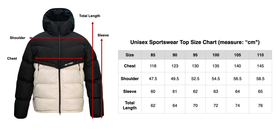 YONEX 25F/W унисекс бадминтон с подкладкой куртка Sports тренировки повседневный Топ 253JP003U - Изображение 2 из 4