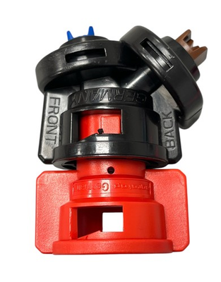 #ad Greenleaf TurboDrop Asymmetric DualFan Spray Nozzle Red Black TADF04 $15.59