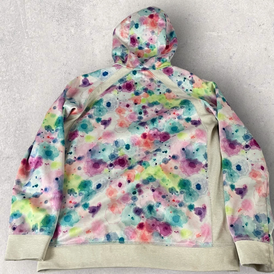Burton Hoodie Snowboard Full Zip Girls XL Jacket Tie Dye Ski Snowboard T737 - Image 3 of 4