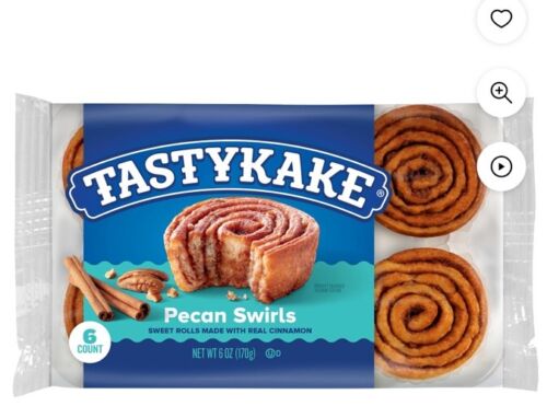 Tastykake Pecan Swirls, Cinnamon and Pecan Filled - 第 1/1 張圖片