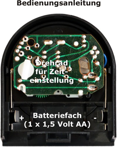 Original historische 1980er Analog Uhr Tischuhr Autouhr Quarzuhr HR Wecker - Bild 4 von 5