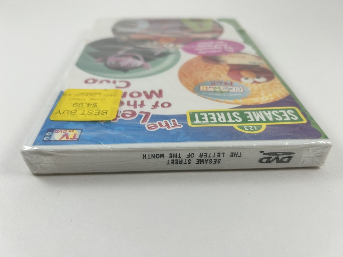 Sesame Street The Letter of the Month Club - DVD NEW with
