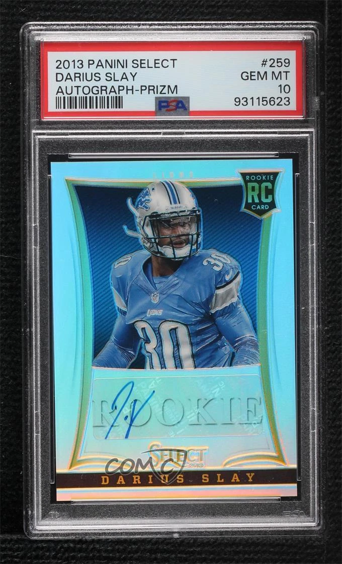 Darius Slay Panini Select #259 Autograph-Prizm