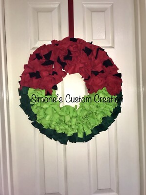 Watermelon Wreath. Summer Wreath. Fruit Wreath. Farm Wreath